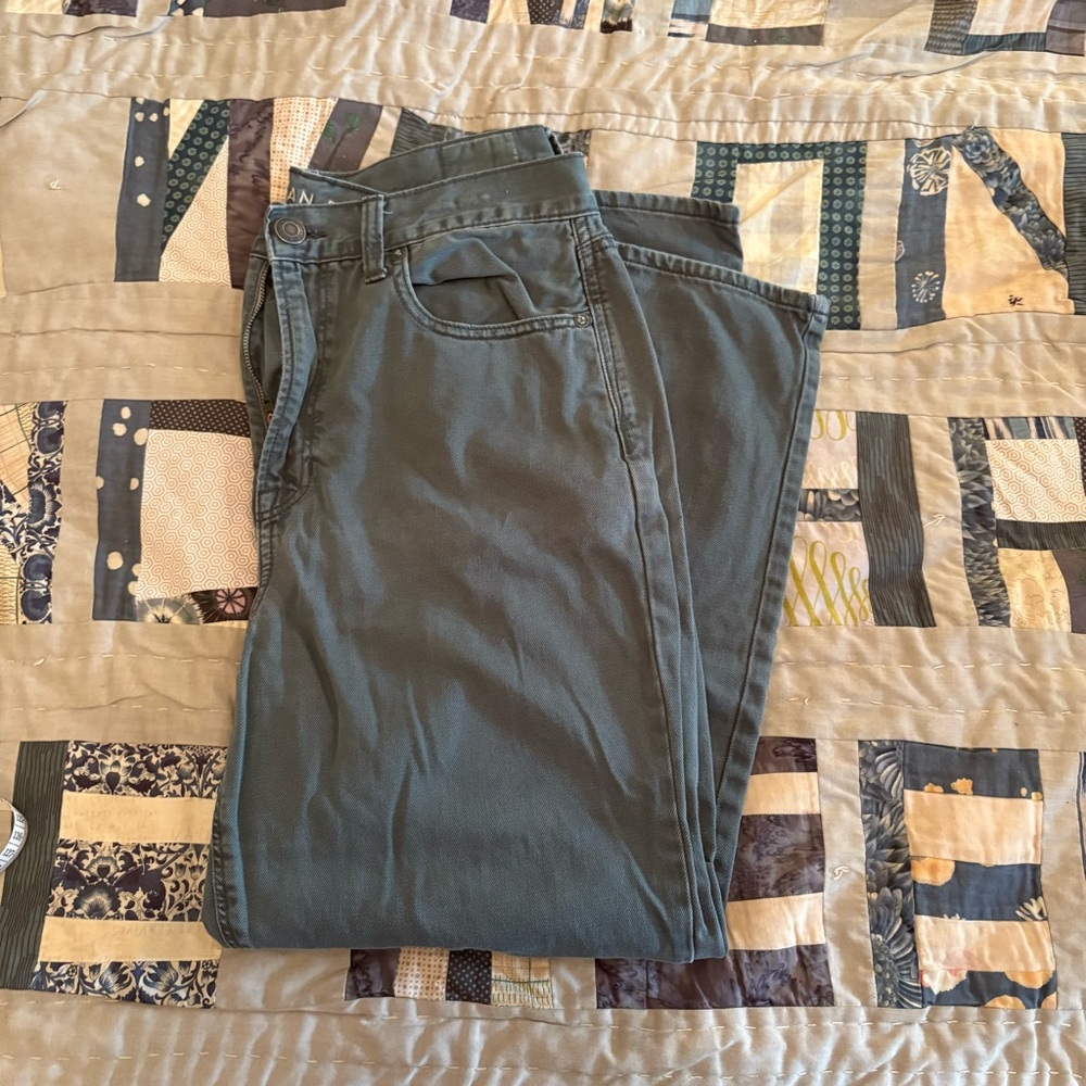 American Eagle Green Denim